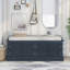Banc de rangement avec 4 portes et tablettes réglables pour le salon, le vestibule-1574452458
