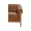 Stellan Accent Chair Tan Leather-627590700