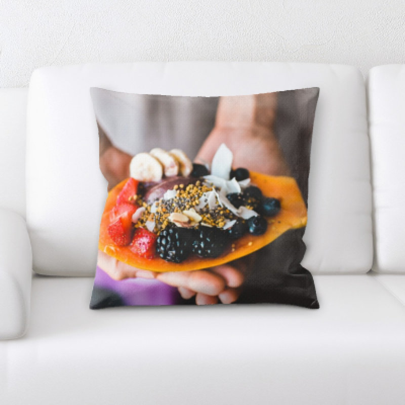 Microsuede Throw Pillow