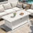 50,000 BTU White Aluminum 72” Patio Fire Pit Table-1289721516