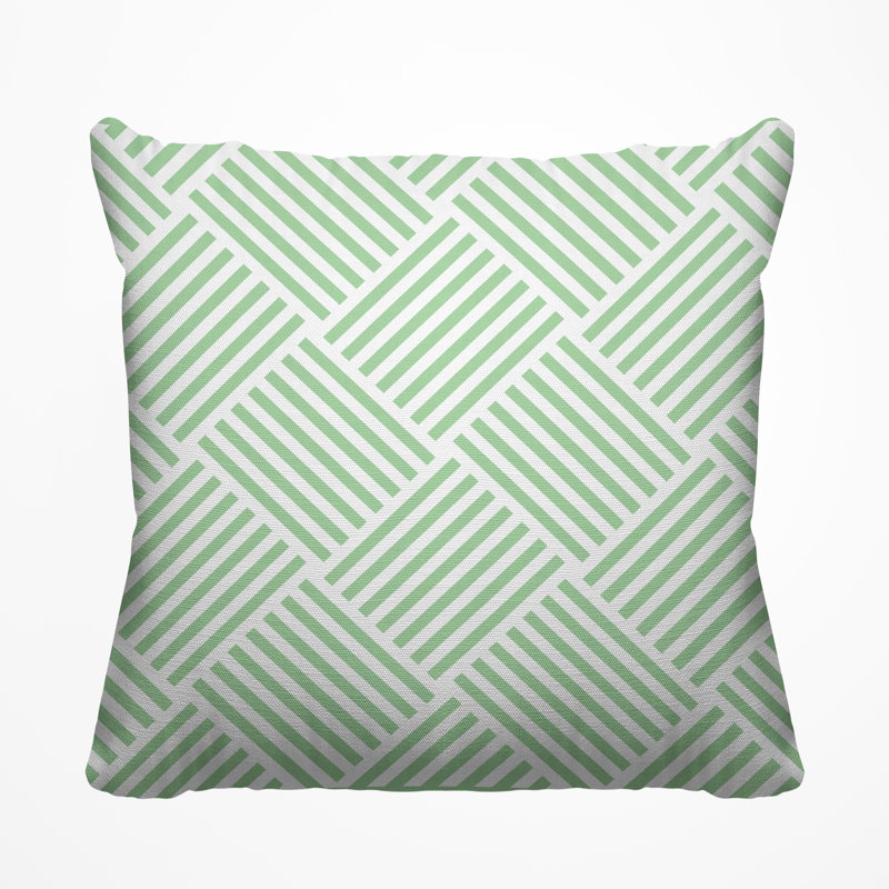 Housse et insert de coussin extérieur Langley, 19 po x l 19 po, Menthe