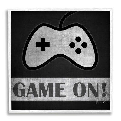 " Game On Video Gaming Phrase " by Denise Brown