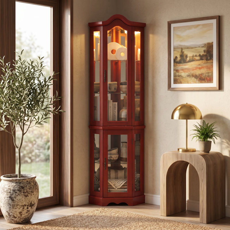 Vitrine de coin Cherry, Cerisier