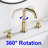 Widespread 2-handle Bathroom Faucet-64754022