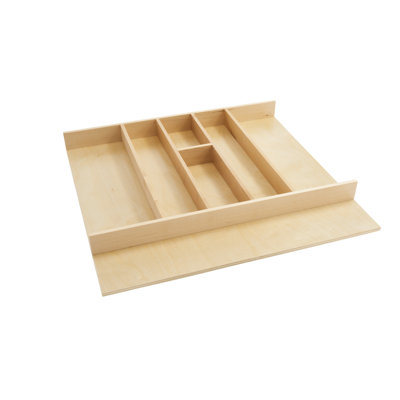 Rev-A-Shelf Wood Trim-to-Fit Utensil Drawer Organizer Insert