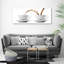 Leaking Coffee - Wrapped Canvas Print