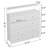 Ojaswi 8 Drawer, Double Dresser with Wooden, Chest of Drawer in 37.6''-99928115