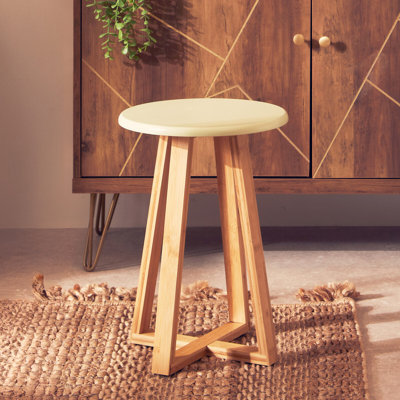 Adair Solid Wood Accent Stool