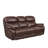 85.5''Wide Genuine Leather Pillow Arms Power Reclining Sofa With USB Charger And 2 Cup Holders-2061286475