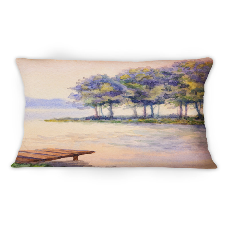 Floral Throw Pillow