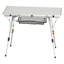 Couche de maille pliante en aluminium pour table de camping