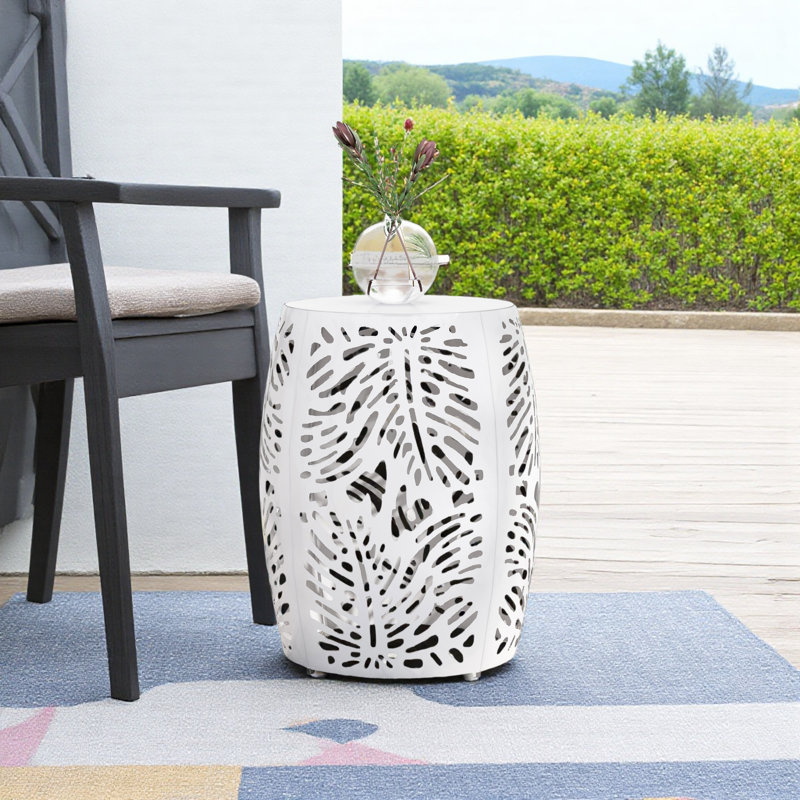 Metal Table -Large, White