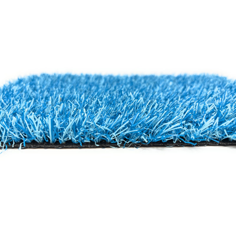 Tapis et tapis en gazon artificiel Diamond, H 0,8 po x l 79 po x P 120 po, Bleu