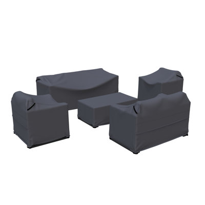 Brandtley Aluminum Conversation Set Group Seating Patio Furniture Covers