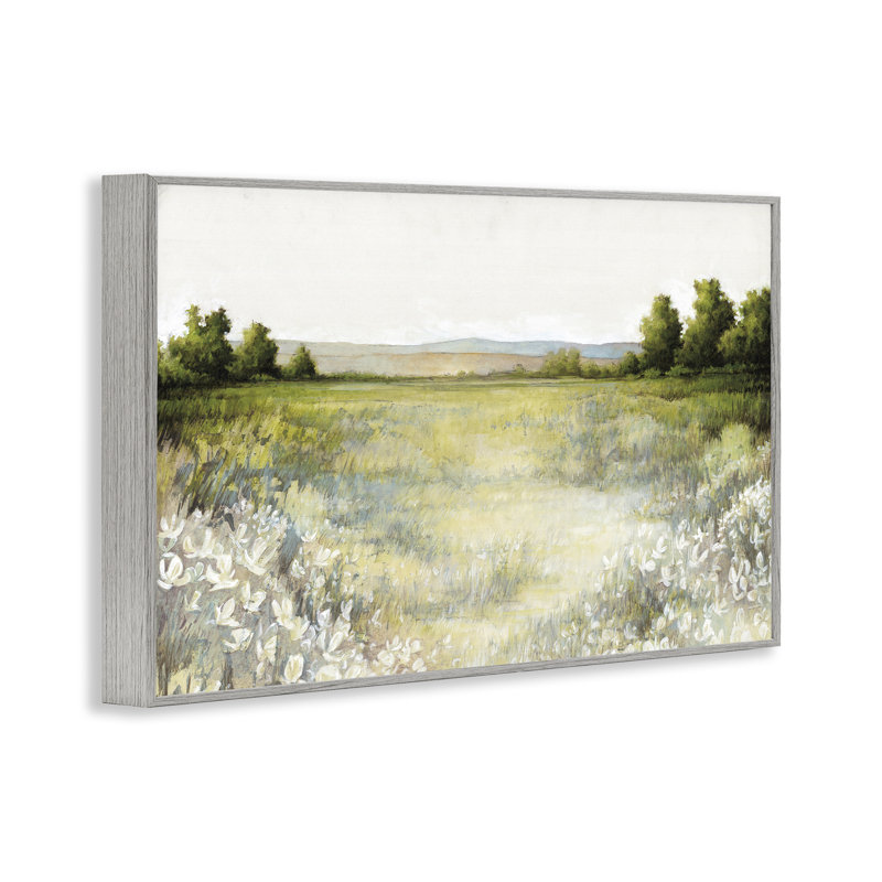 Art de giclée de prairie blanche par White Ladder, Estampe numérique Farmhouse, H 20 po x l 30 po