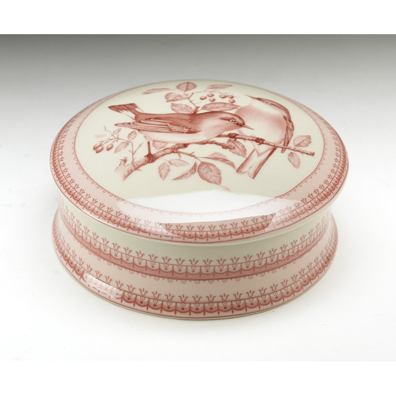 Round Porcelain Decorative Box