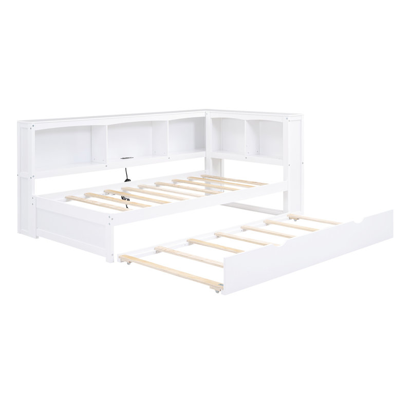 Daybed With Trundle, White