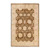 Classic One-of-a-Kind 4' 2" X 6' 3" Hand Knotted Area Rug
