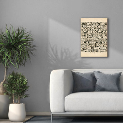 "Graphic Notes" par Nikki Galapon - impression sur toile tendue