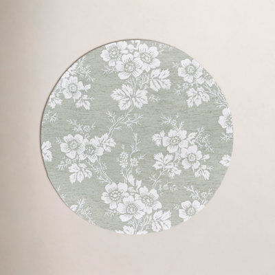 Hand-Tufted Wool Floral Rug
