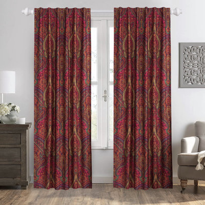 Cotton Semi Sheer Curtain Pair