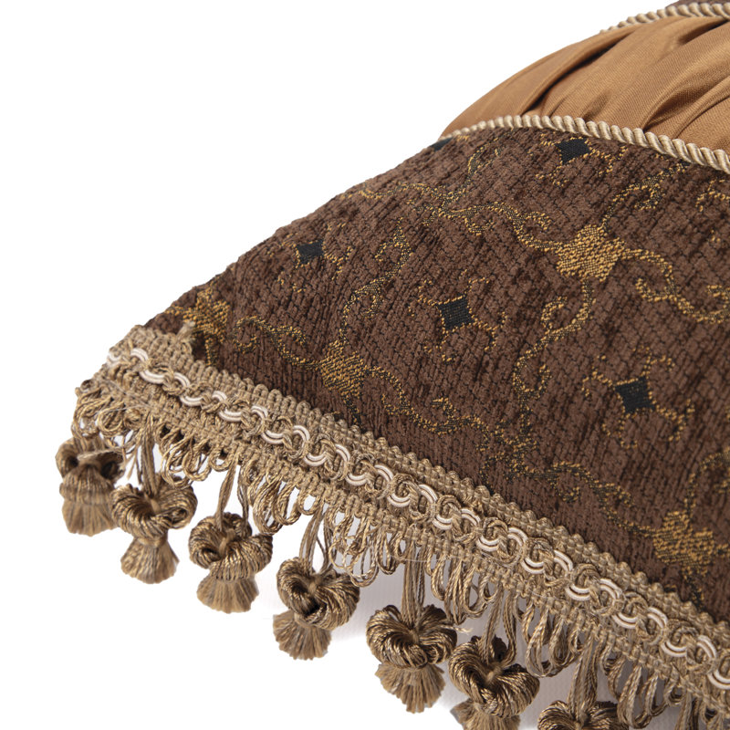 China Art Polyester Sham, Brown