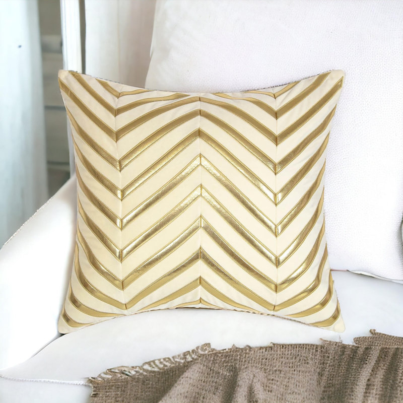 Housse de coussin carré en velours moderne