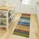 Farranshane Striped Tufted Blue/Orange/Green Area Rug