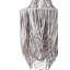 Small Leather Fringe Chandelier w/ Crown-71913479