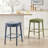 Humes Chenille Backless Counter Stool, (Set Of 2)-268789791