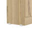 Armoire de rangement à deux portes Virginia, cinq tablettes