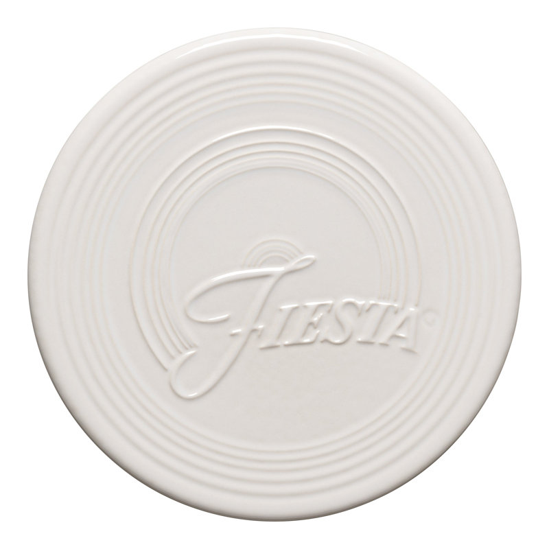 Très grand sous-pied Fiesta 8 1/4 po, Blanc