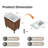 30" Bathroom Vanity with Ceramic Sink-313583528