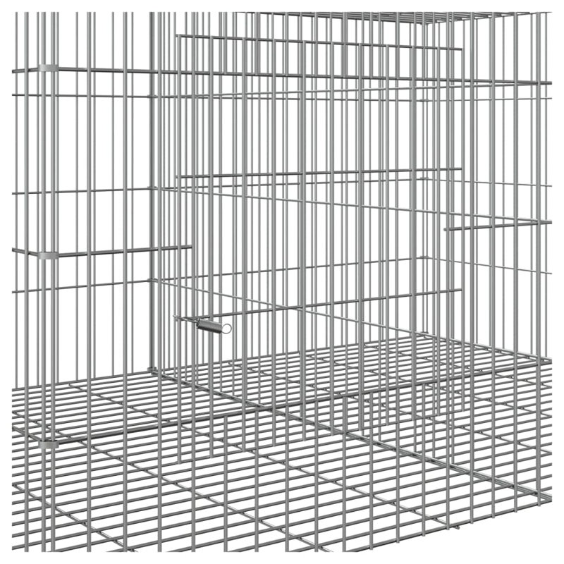 Donohue Weather Resistant Rabbit Cage, 54cm H x 273cm W x 79cm D