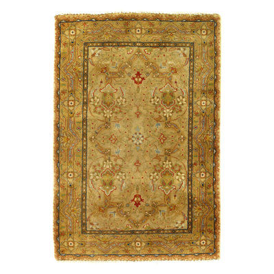 Tabriz Design Hand-Knotted Rug 2'X 3'