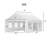 13 X 20 Ft Steel Carport Canopy, 1.5 In. Dia 16-Ga Frame, Removable Sidewalls, 35 Mph Wind Rated, Off-White-120147603