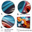 Multicolore Op Art Fluid Mirage - ensemble d'art mural sur toile Op-107764189-107764187