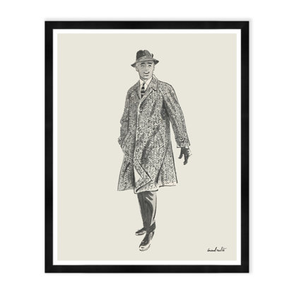 Raincoat Gentlemen Print