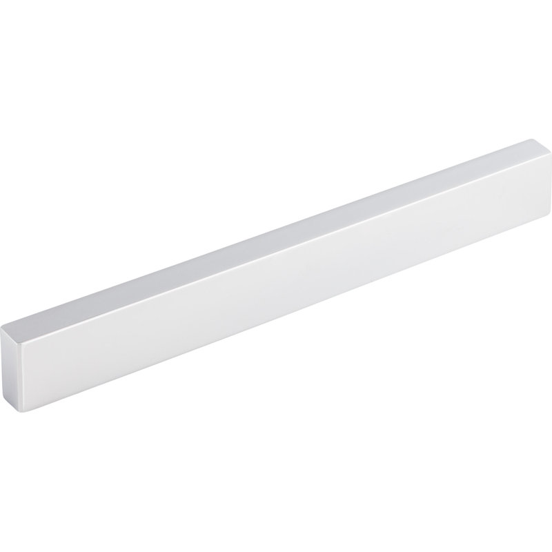 Modern Metro Finger Pull, Polished Chrome, 8" Center to Center