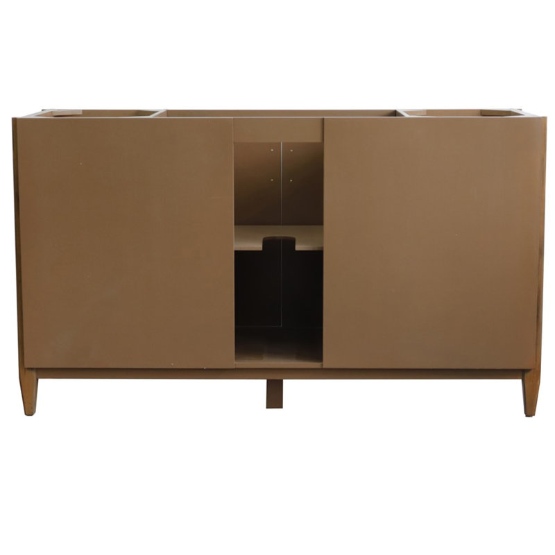 Ensemble de meuble-lavabo simple 61 po Cherine, Marbre de Carrare blanc