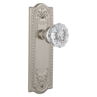 Meadows Plate with Crystal Door Knob