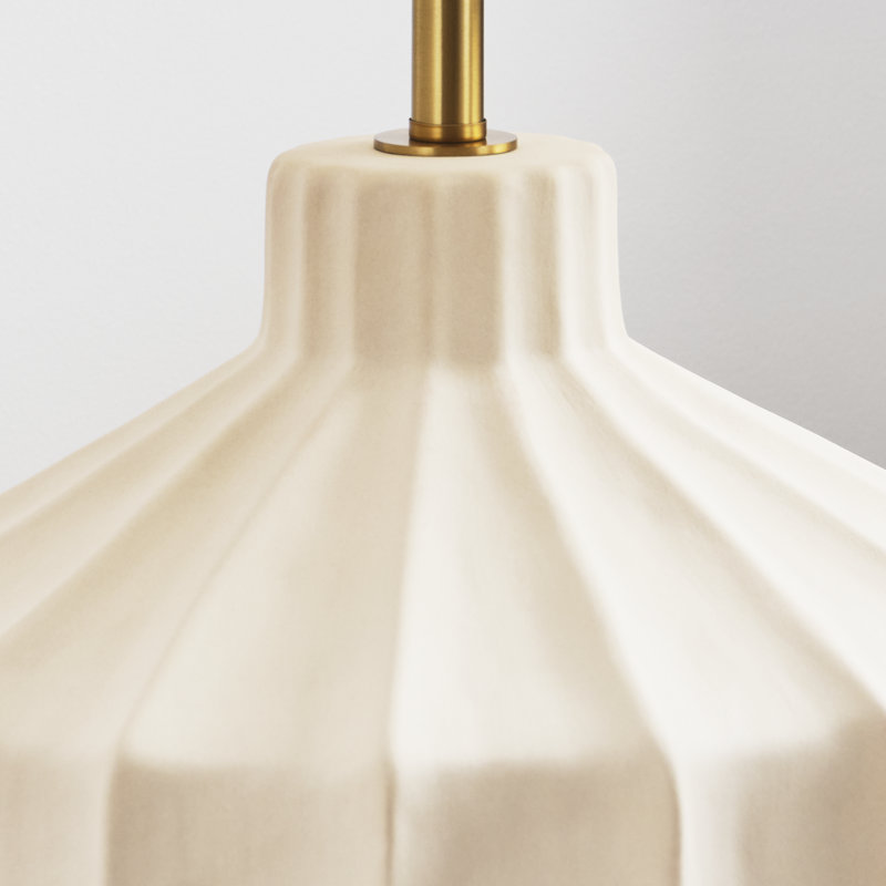 Veneto Table Lamp, 18.5" H x 19.5" W x 19.5" D, Matte Concrete