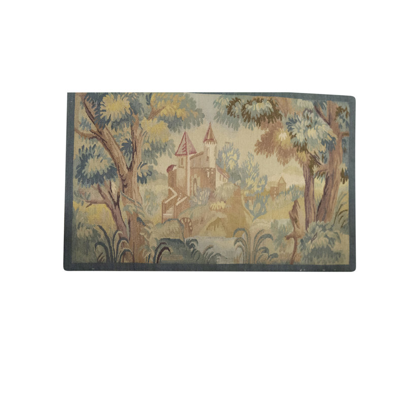 Hand-Knotted High-Quality Green and Beige Area Rug