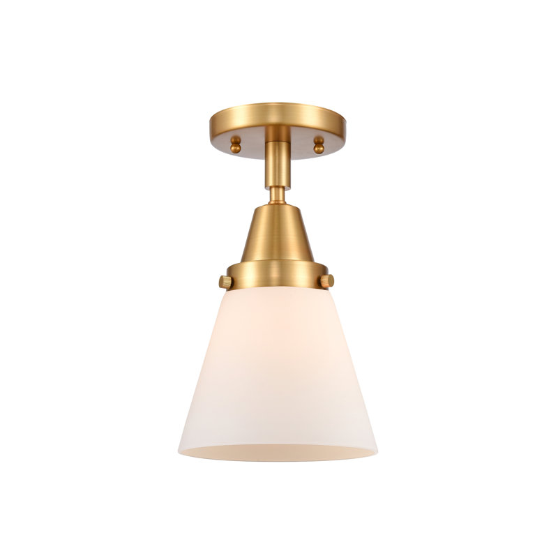 Plafonnier en verre, Ampoule non incluse, Oui, Or satiné