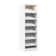 Florence 25W X 25D Modular Shoe Shelf Closet System Tower With LED Light
