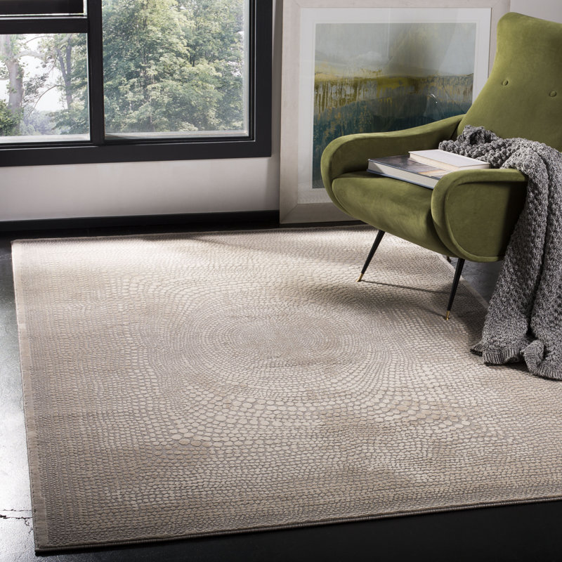 Wendi Performance Abstract Rug, Rectangle 4' x 6'