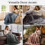 Madison Park Blue Ombre Knit Fur Throw-138403730