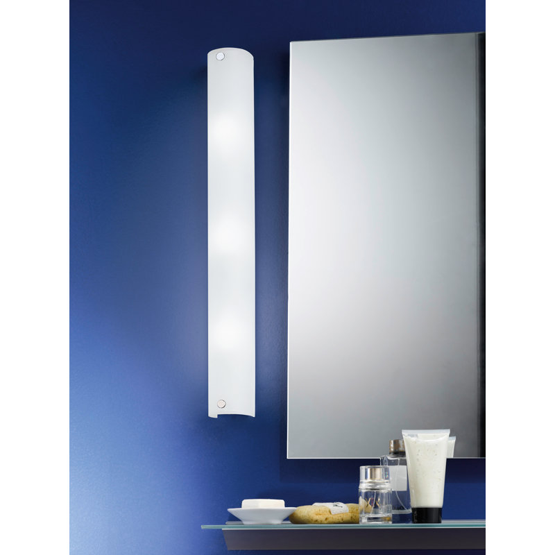 Applique murale chromée à 1 lumière Presley, H 23,25 po x l 2,75 po