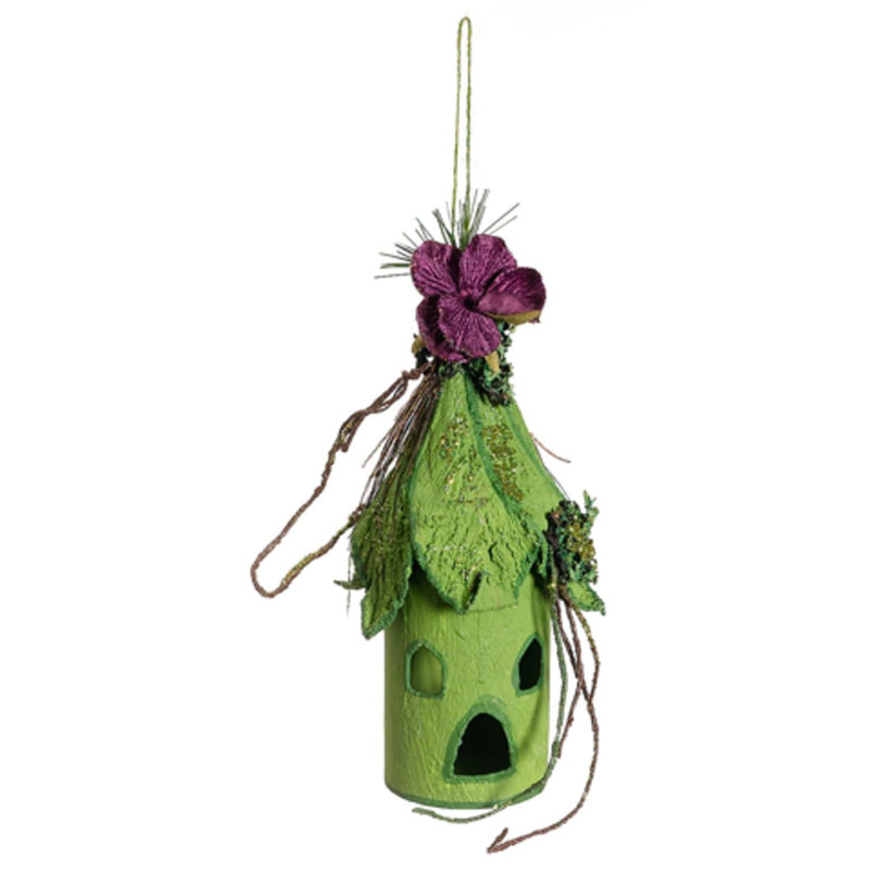 Ornement de Noël vert 8,5 "
