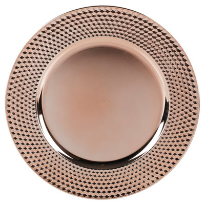 Forksville Geometric Round Charger